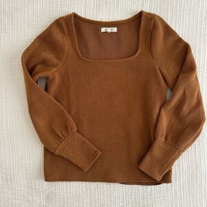 Madewell Square Neck Sweater
